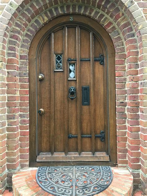 tudor style entry doors